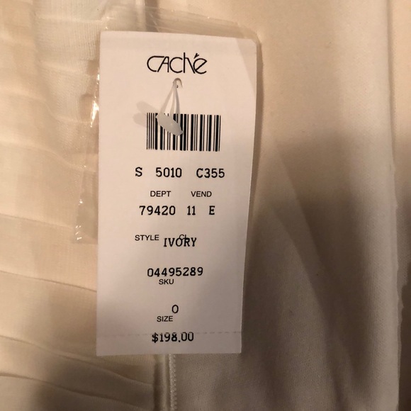 Cache ivory dress new with tags - Picture 4 of 4